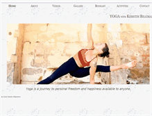 Tablet Screenshot of kerstin-yoga.com